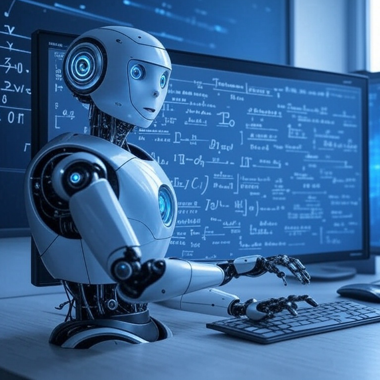 Illustration showing detailed step-by-step math solution